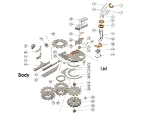 120L Change Parts 202 X 204