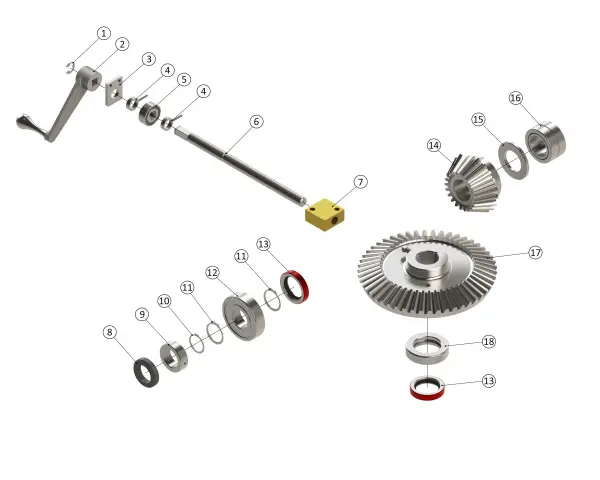 06. 40P Drive Case Electrical Brake