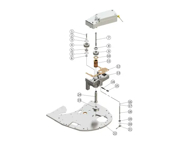 35. 120L Separator Bracket