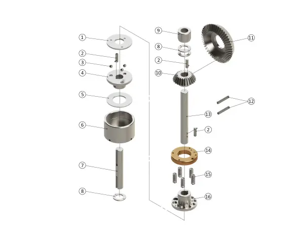 17. 60L Filler Drive