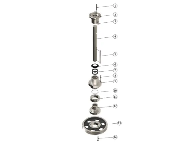 121L Feed Turret Gear