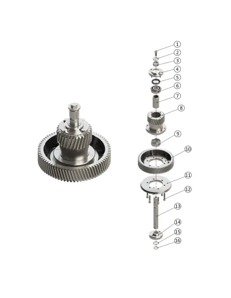 11. 120L Base Intermediate Gear