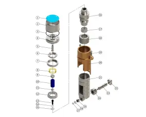2003 & 2006 RCM - Can Holding Chuck Assembly<br>Continental