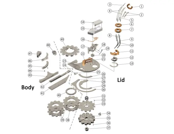 121L Change Parts 202 X 204