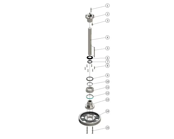 09. 100L Feed Turret Gear