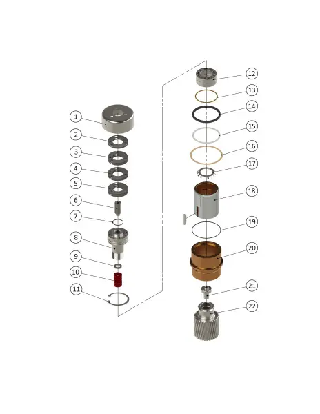 20. 120L Lower Chuck - Top