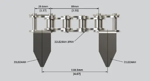 8. 101L Chain with 32L824AH-3PAH&31L824AH