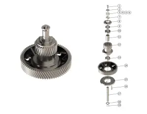 121L Base Intermediate Gear - G12