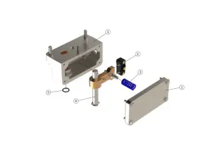 121L Discharge Rail Shaft & Switch