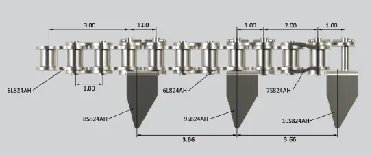 5. #80 12S824AH Chain